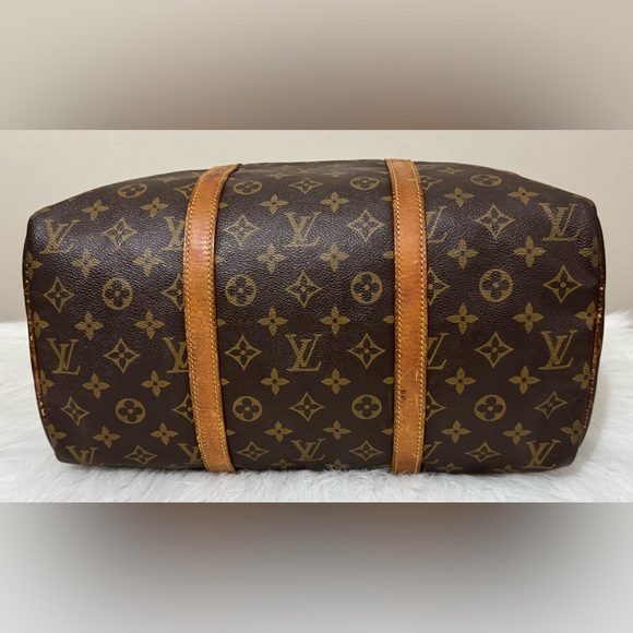 Authentic Louis Vuitton Vintage Monogram Sac Souple 35 Boston Satchel Bag - Picture 6 of 16